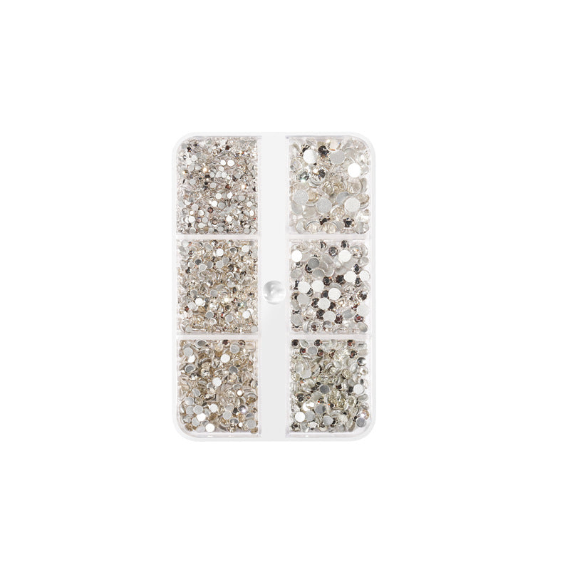 Wholesale Pearl 16-pack Nail Rhinestone Jewelry